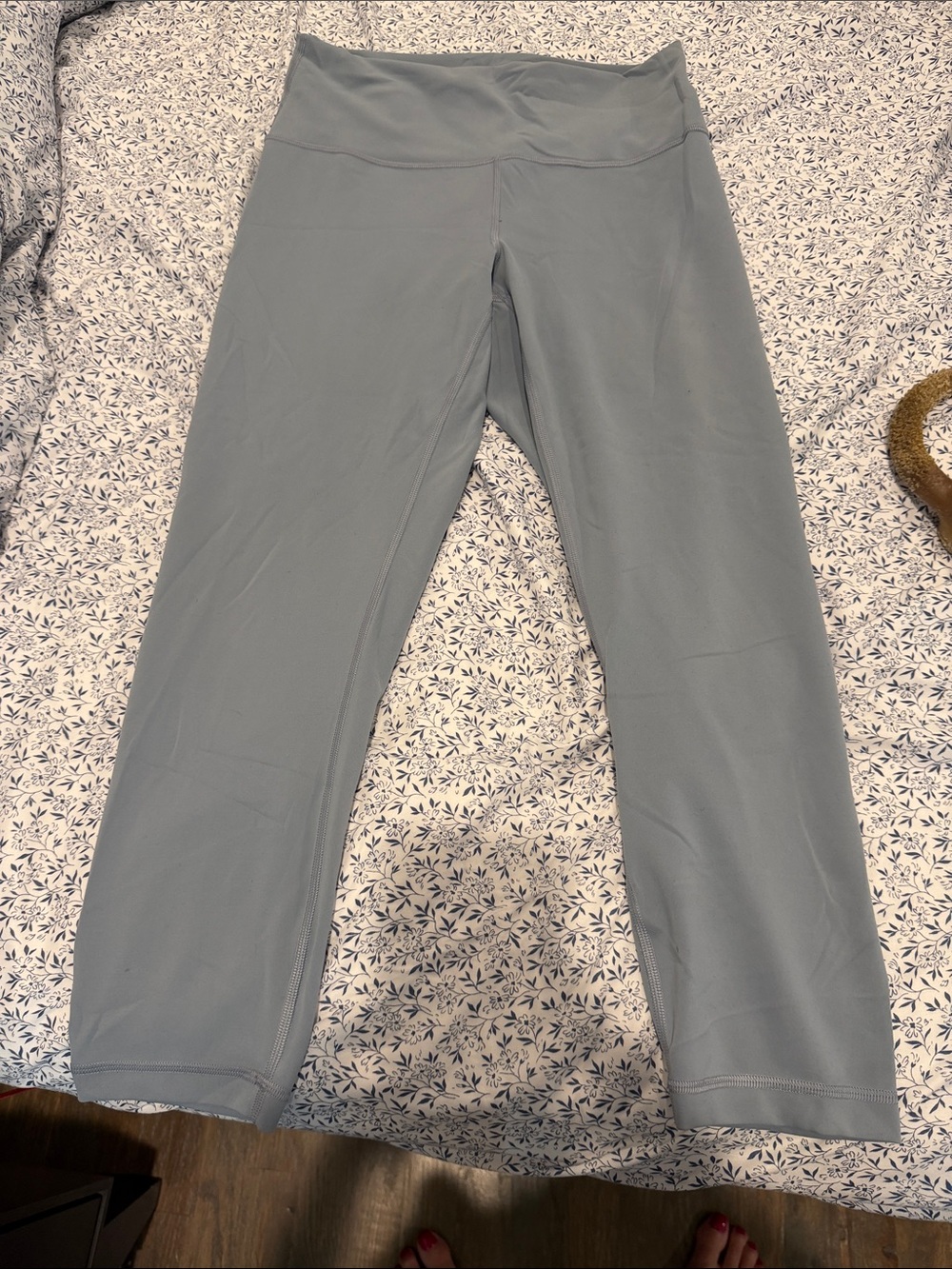 lululemon athletica Light Gray High-Rise Leggings